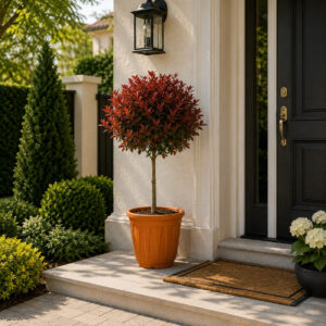 Gömbformájú korallberkenye – PHOTINIA SERRULATA ‘COMPACTA’ (GÖMB)
