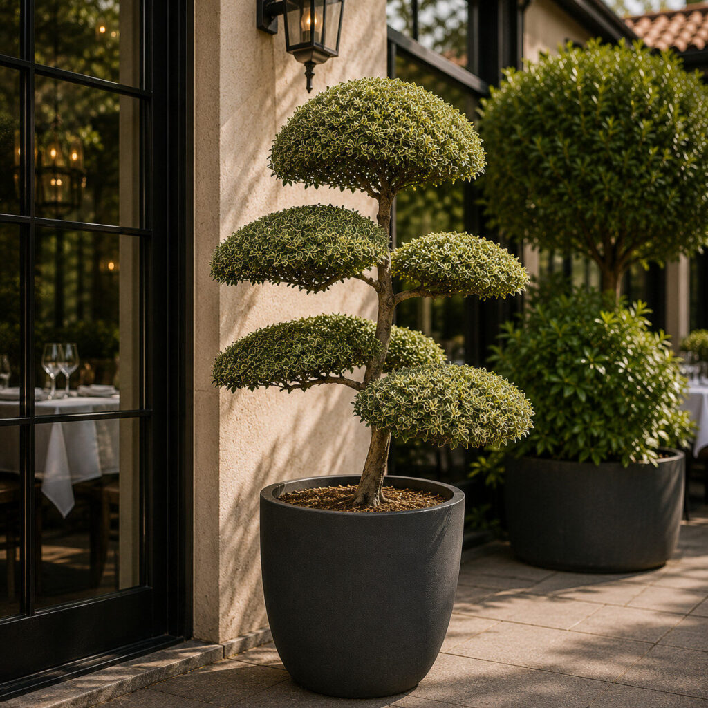 Tarka levelű magyal (ilex aquifolium ‘silver queen’)