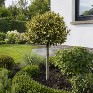 Tarka levelű magyal (Ilex aquifolium ‘Variegatum’)