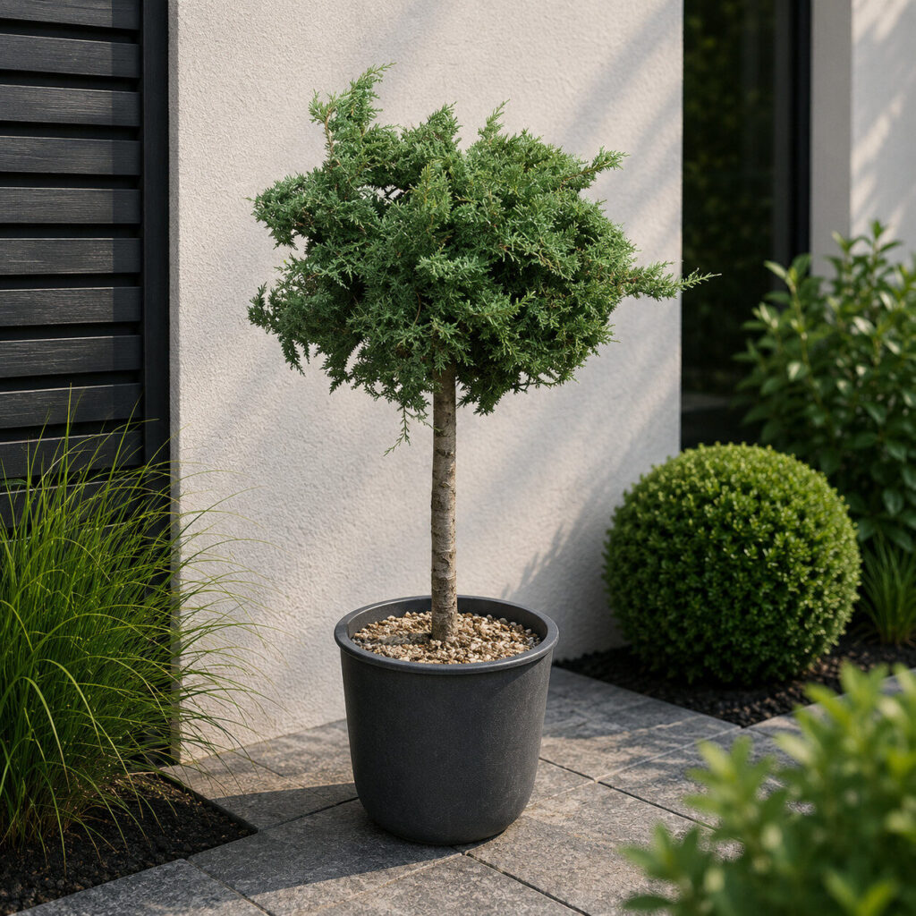 Törzses szürke boróka (juniperus virginiana ‘grey owl’)